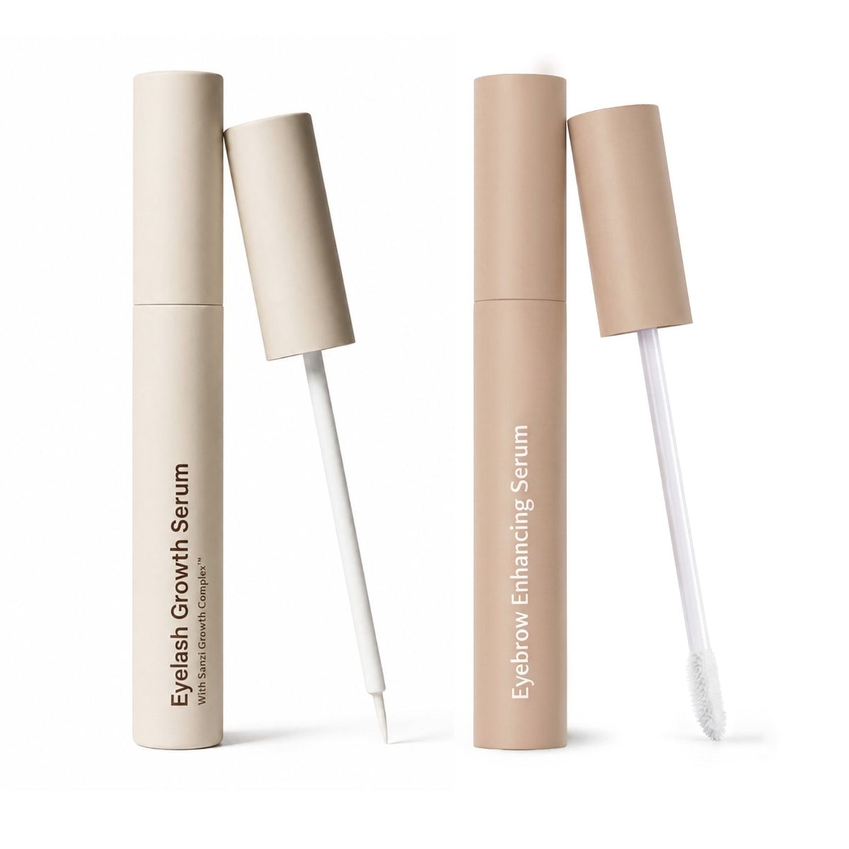 PAKKE: EYELASH GROWTH SERUM WITH SANZI GROWTH COMPLEX™ 5 ML + EYEBROW ENHANCING SERUM WITH SANZI GROWTH COMPLEX™ 5 ML