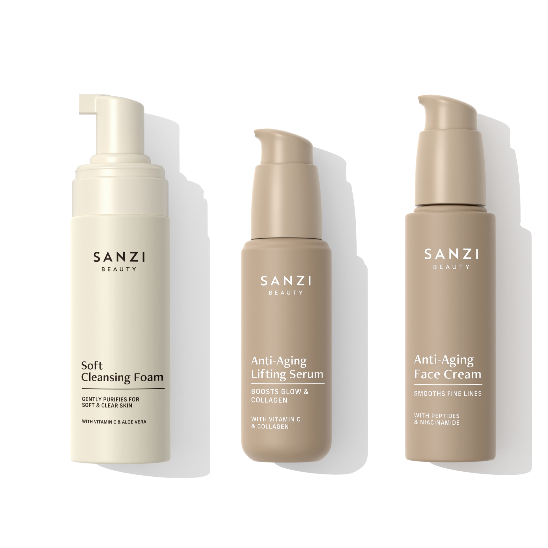 FARS DAG PAKKE: CLEANSE + ANTI-AGING SERUM + ANTI-AGING FACE CREAM