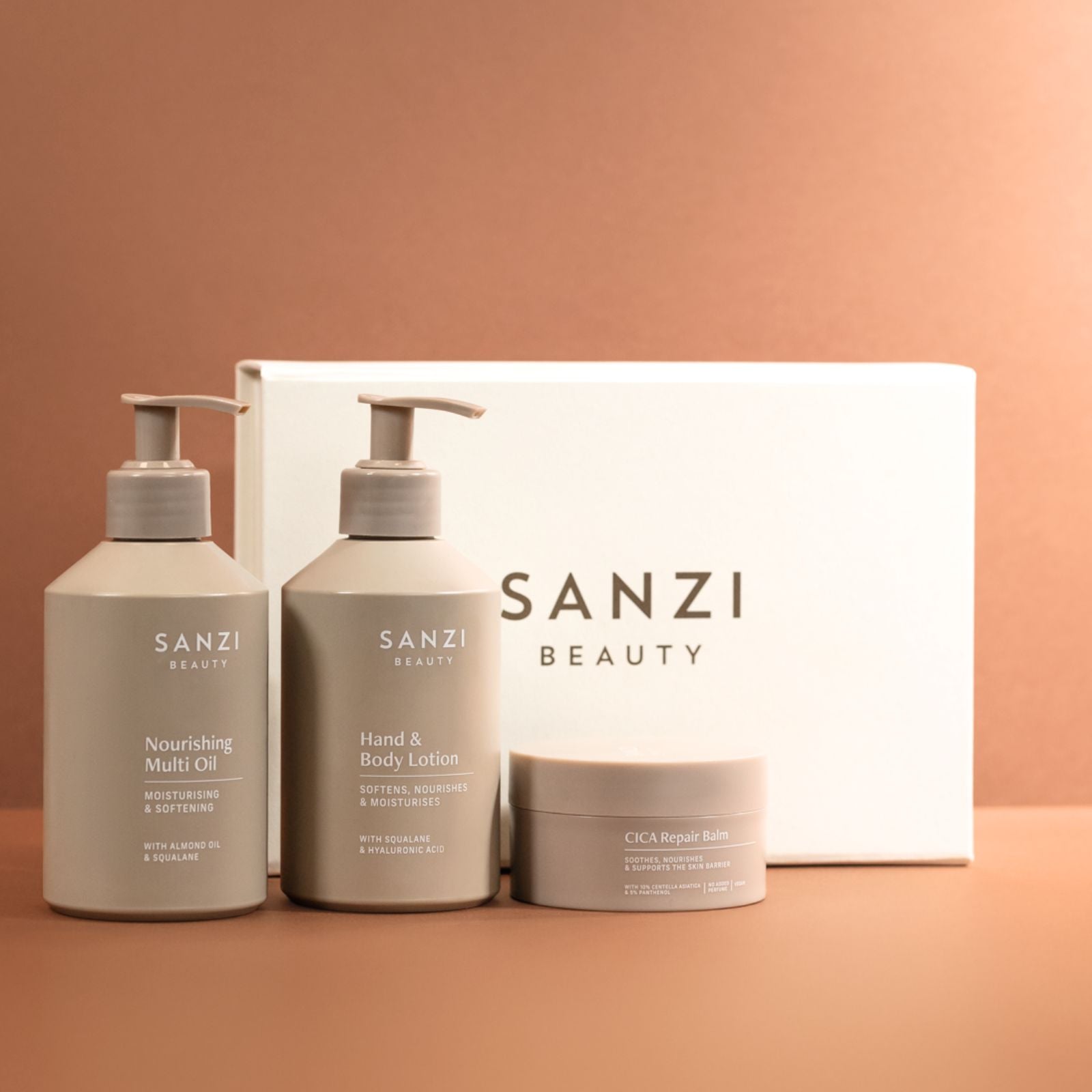 PAKKE: BODY OIL + BODY LOTION + CICA BALM